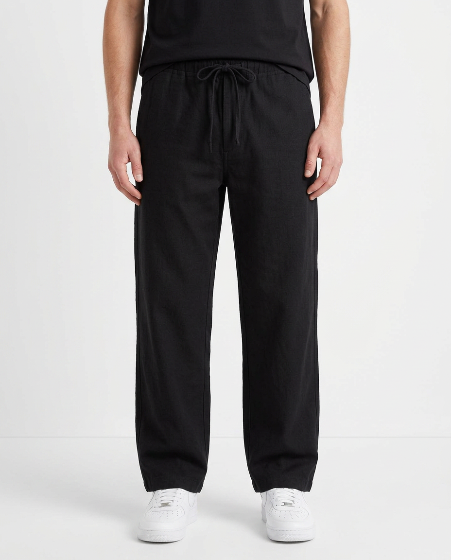 FlowEase — Pantalones Anchos con Cordón Elástico