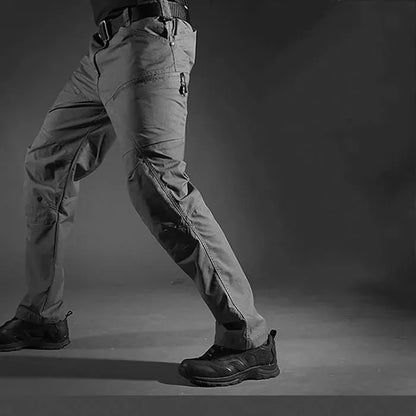 Unisex - Pantalones de trabajo de tejido antidesgarro impermeable