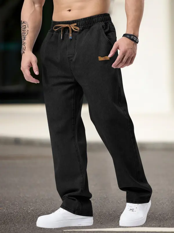 FlexCore – Moderne Denim-Hose mit Tunnelzug