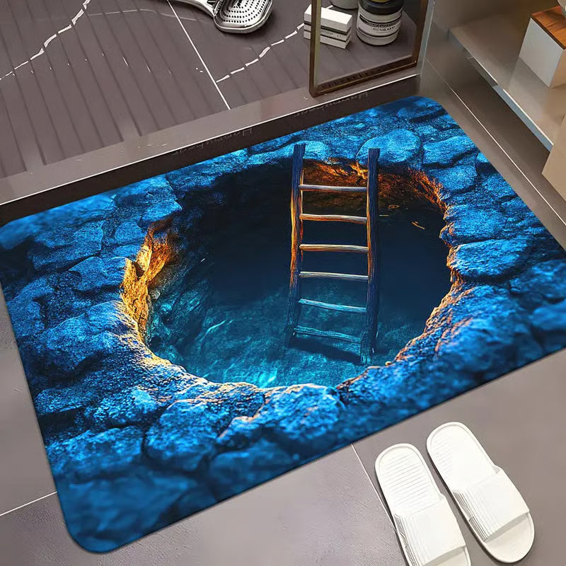 DepthDoor – 3D-Illusions-Fußmatte