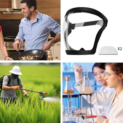 ClearGuard – Antibeschlag-Vollgesichtsschutzschild