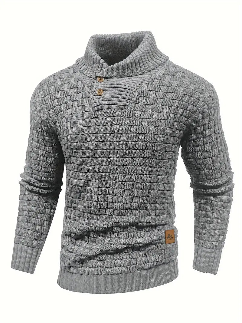 Leo-Strickpullover mit Knopfleiste | ALEVITA