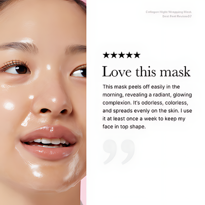 RejuvaWrap - Tratamiento de noche Mascarilla de colágeno para dormir