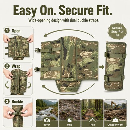 TrailShield Pro - Polainas protectoras contra serpientes