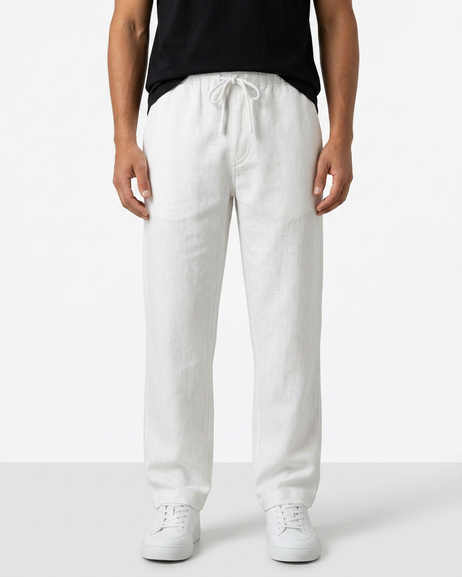 FlowEase — Pantalones Anchos con Cordón Elástico