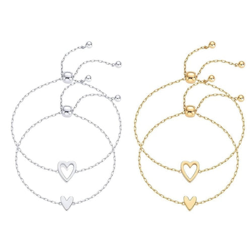 ForeverTies – Verstellbares Duo-Freundschaftsarmband-Set