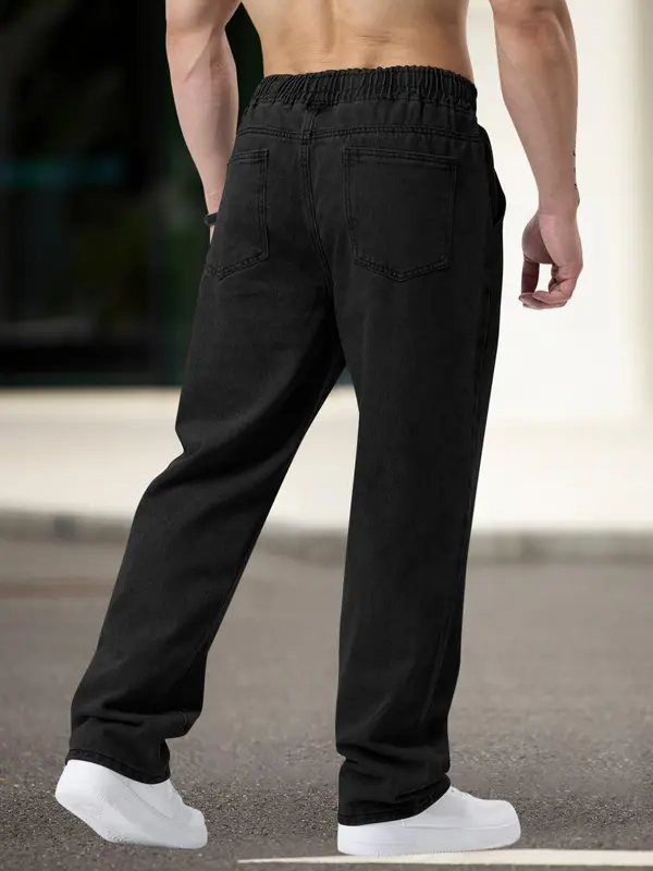 FlexCore – Moderne Denim-Hose mit Tunnelzug