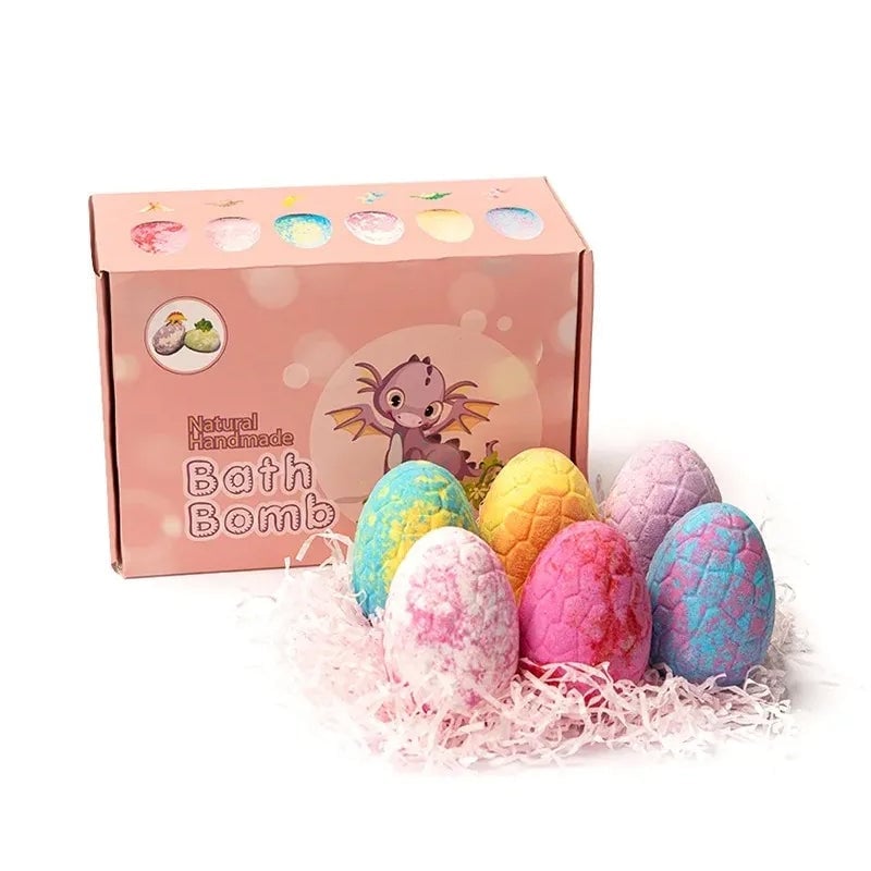 DinoGlow – Spaßige & bunte Badebomben-Eier