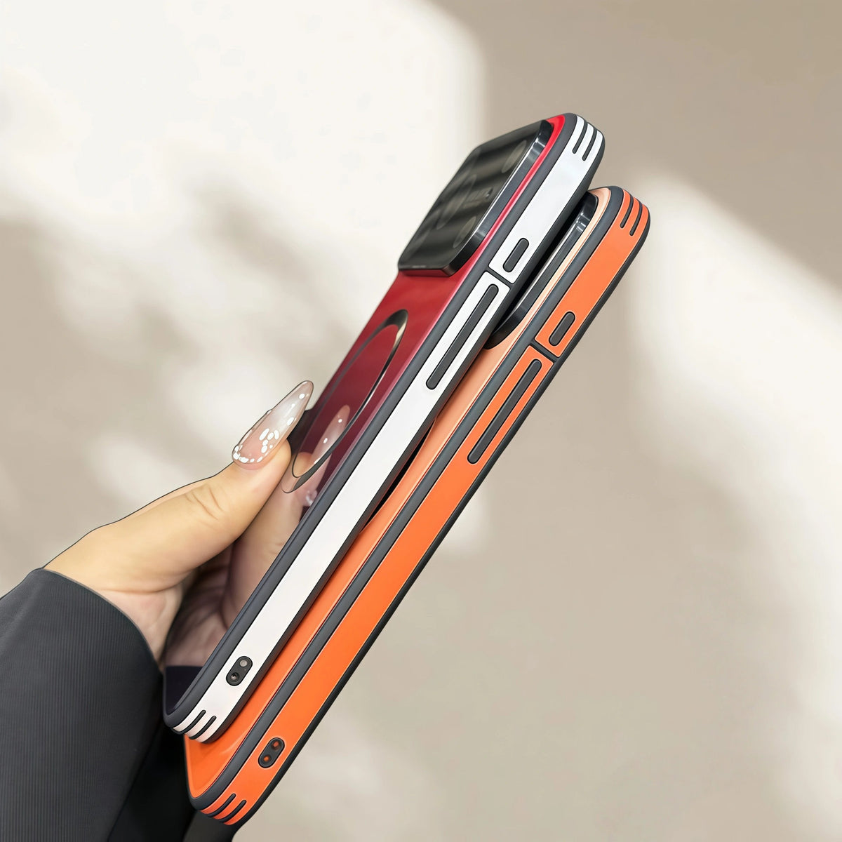 VistaVibe – Funda protectora de cristal con degradado estético