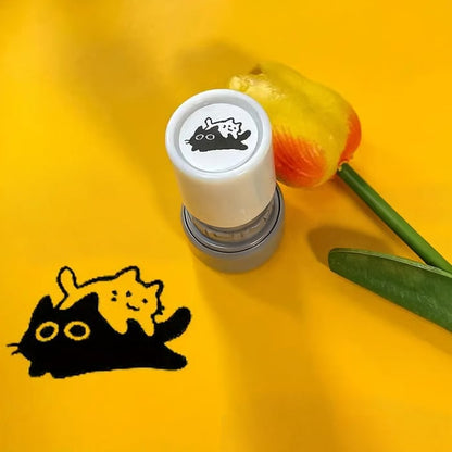 MeowMark – Juego de sellos con patrón de gatos