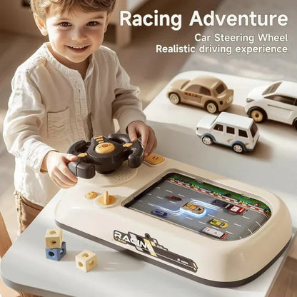 RacePilot – Caja de juego con control de dirección