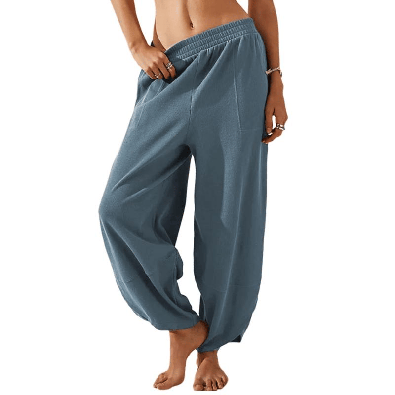 LuxeFlow – Pantalones Harén Palazzo de Pierna Ancha para Mujer