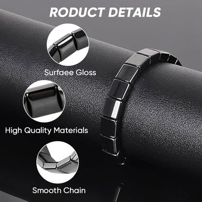 AuraLink – Pulsera de hematita para protección y energía