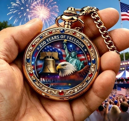 LibertyChrono – Reloj de Bolsillo 250 Aniversario de EE. UU.