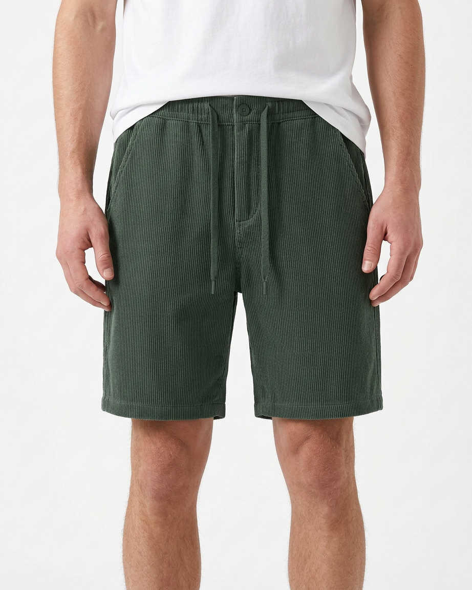 Ridgeline — Pantalones cortos cargo de pana para hombre