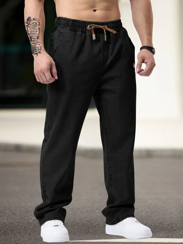 FlexCore – Moderne Denim-Hose mit Tunnelzug