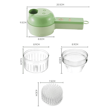 VegiChop – Kompaktes 4-in-1-Schneidesystem