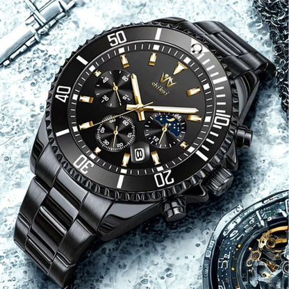 ChronoLuxe – Luxuriöse Herren-Dresswatch