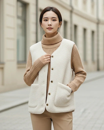 Solene™ – Pariser Wollstrickjacke für mühelose Eleganz
