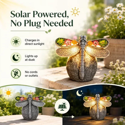 GlowWing – Luz solar para jardín con forma de libélula