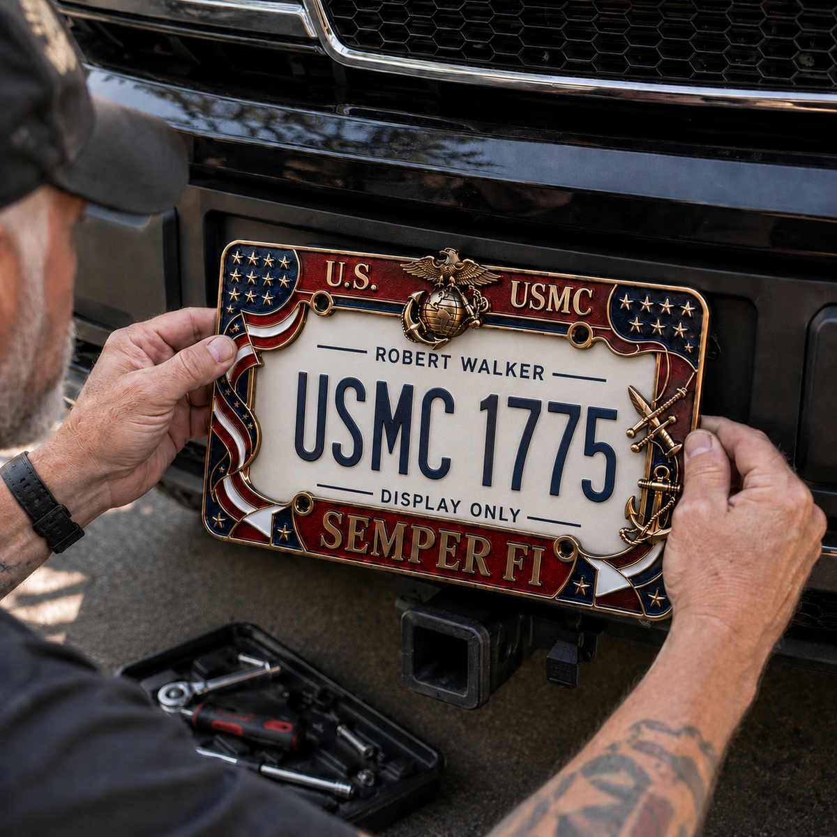 MarinePride – Semper Fi Chasis de Automóvil