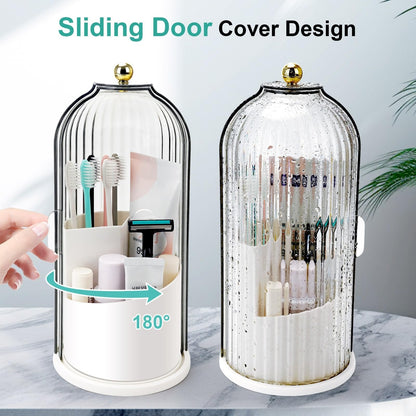 BrushNest – Zahnbürsten-Organizer mit Schiebedeckel