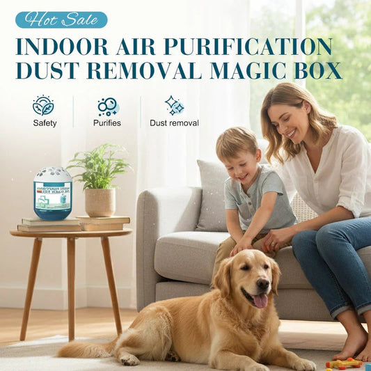 🔥2026 Nuevo y Mejorado -- Caja Mágica de Purificación de Aire Interior y Eliminación de Polvo🏠
