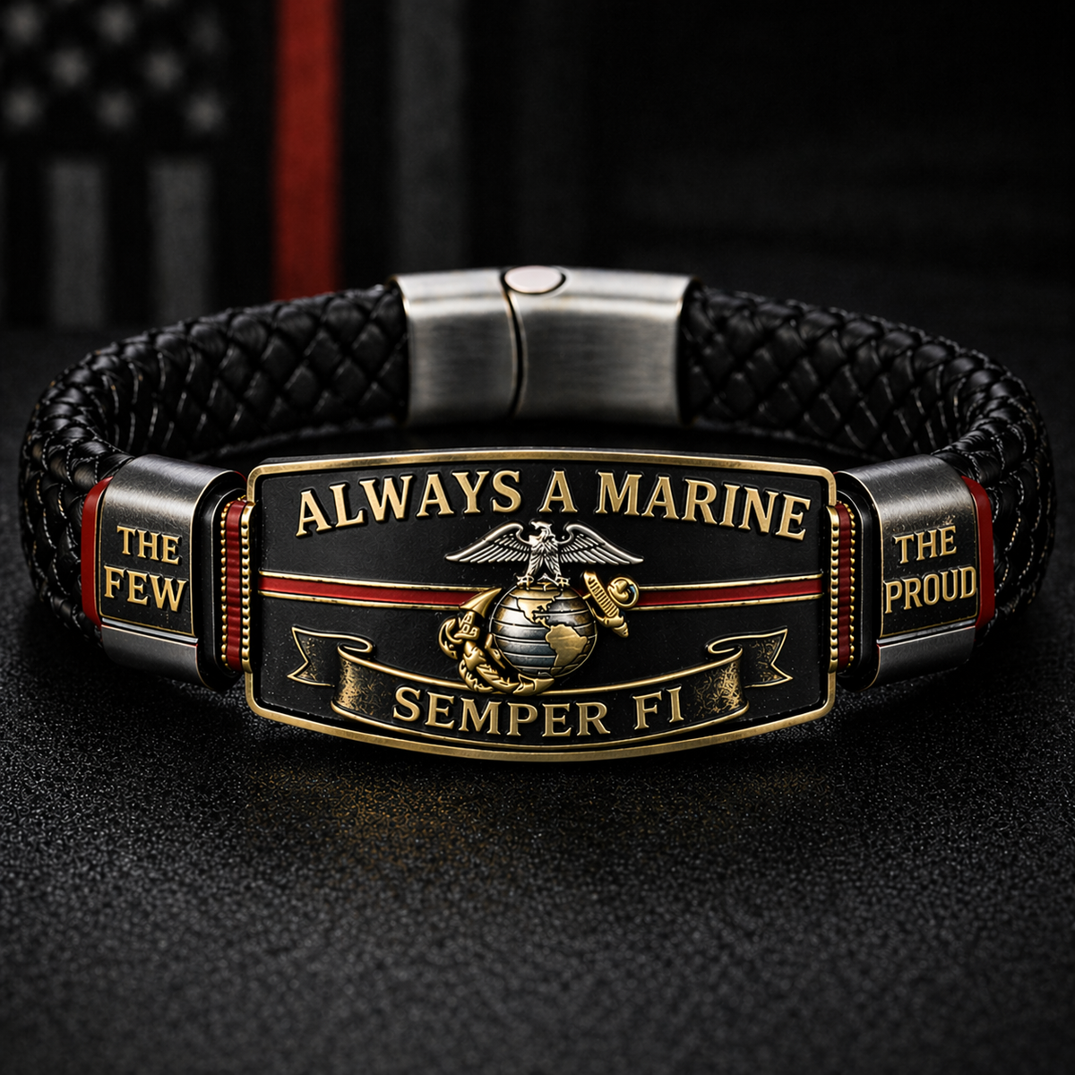SemperValor – Pulsera Homenaje al Cuerpo de Marines de EE. UU.
