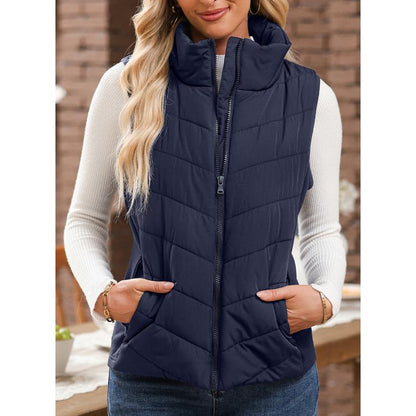 Warmora – Ärmellose Slim-Fit-Winterweste