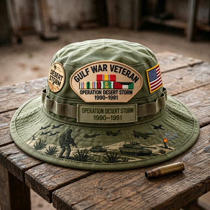 StormHonor – Sombrero Boonie de Homenaje a Veteranos de la Guerra del Golfo