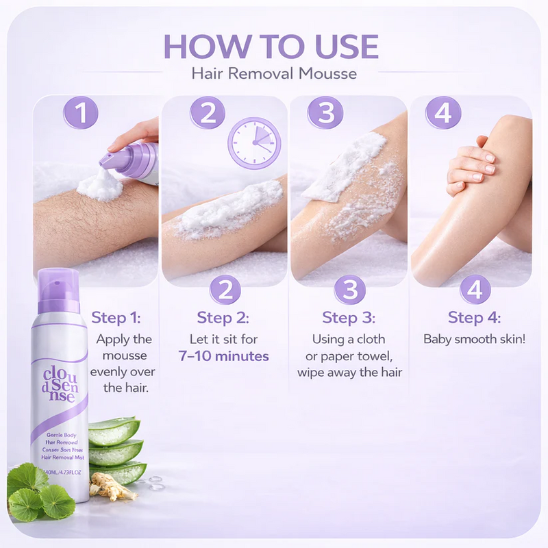 SilkPure – Mousse Depilatoria Instantánea