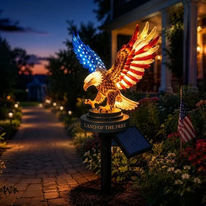 PatriotFlame – Estaca de jardín Águila Solar