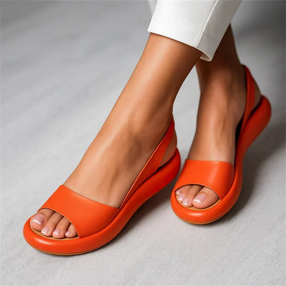 BandForm — Sandalia de plataforma con tira ancha