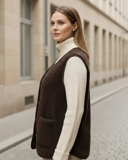 Solene™ – Pariser Wollstrickjacke für mühelose Eleganz