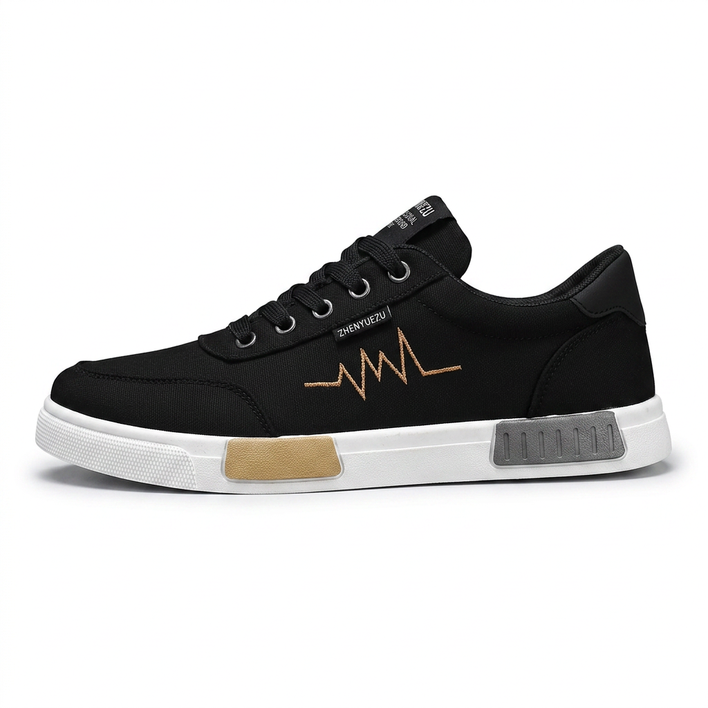 Pulseway — Canvas Sneaker mit Herzschlag-Detail