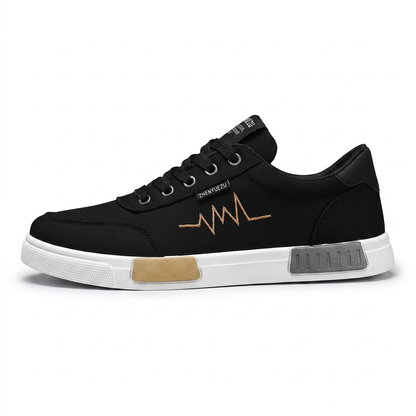 Pulseway — Canvas Sneaker mit Herzschlag-Detail