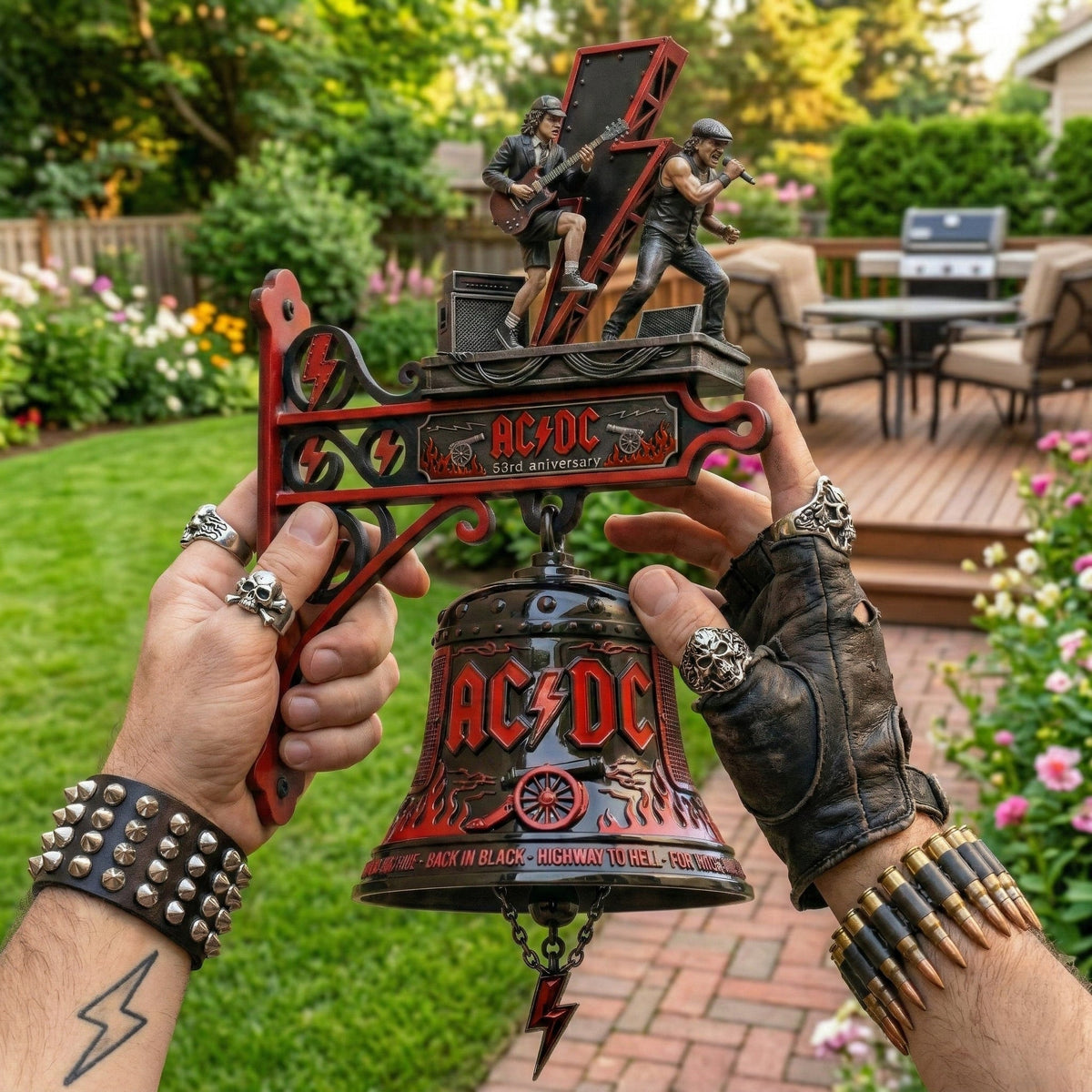 EchoRelic – Campana de Pared de Colección de Edición Limitada AC/DC