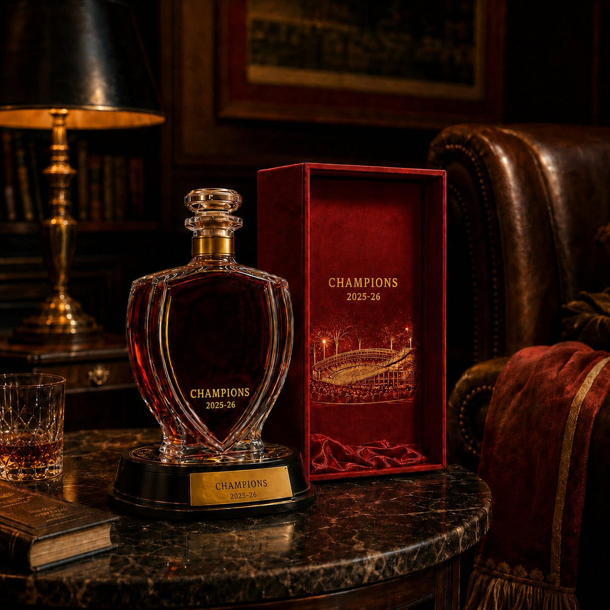 GunnerGlory - Decantador de whisky de campeones