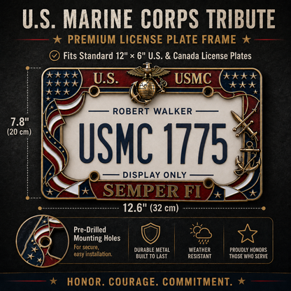MarinePride – Semper Fi Chasis de Automóvil
