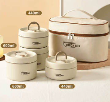 FreshMate – Set de Contenedores Térmicos Portátiles para Almuerzo