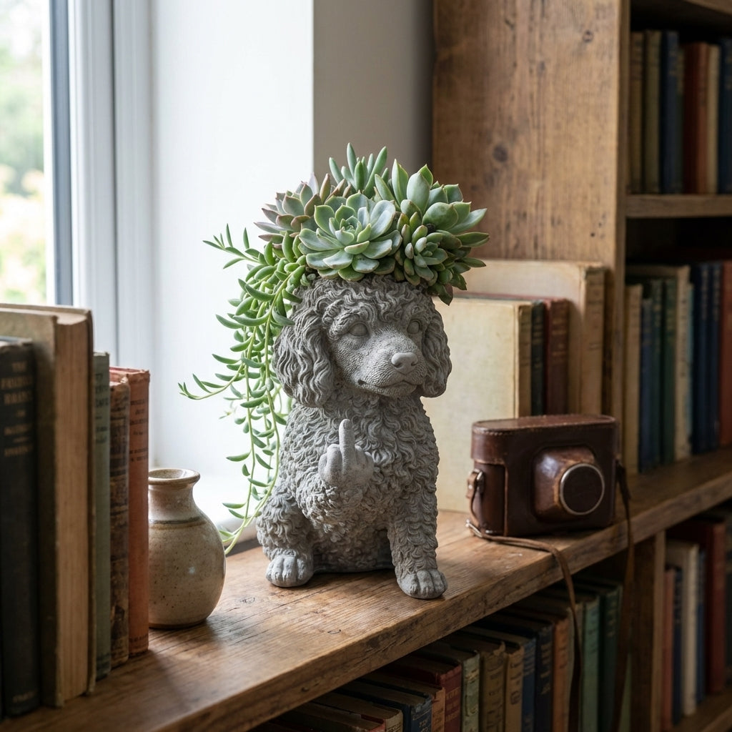 BullyPot – Dekorativer Hunde-Blumentopf