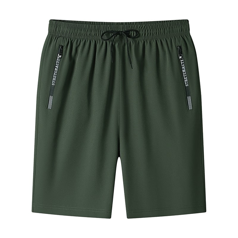 CoolStride – Atmungsaktive Eisseiden-Stretchshorts