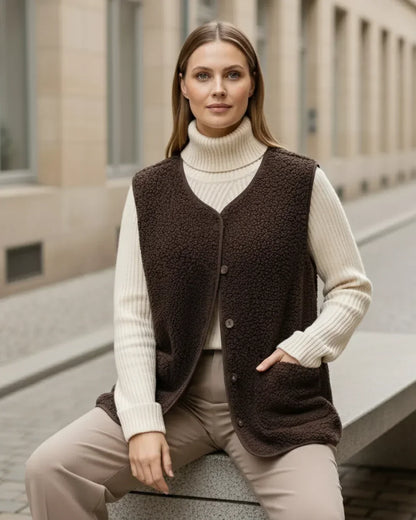 Solene™ – Pariser Wollstrickjacke für mühelose Eleganz