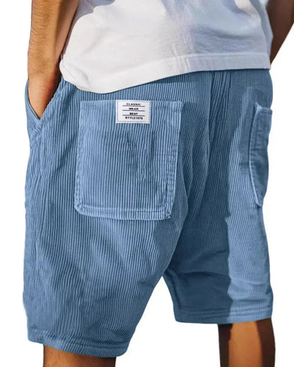 Ridgeline — Pantalones cortos cargo de pana para hombre