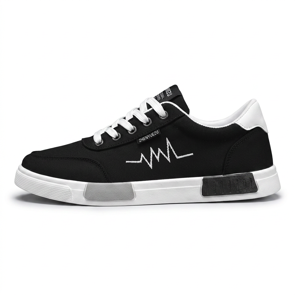 Pulseway — Canvas Sneaker mit Herzschlag-Detail