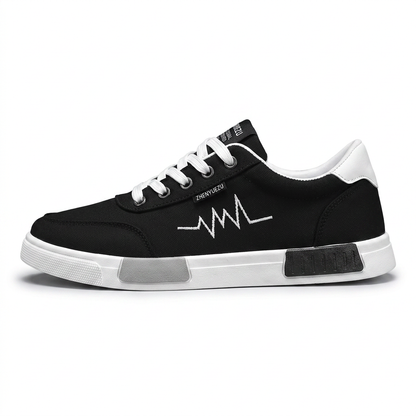 Pulseway — Canvas Sneaker mit Herzschlag-Detail