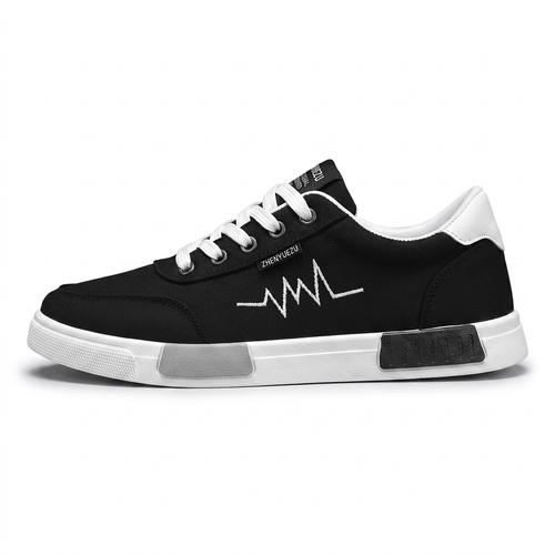 Pulseway — Canvas Sneaker mit Herzschlag-Detail