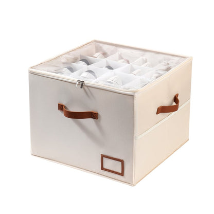 ShoeNest – Cajas Organizadoras Plegables de Tela para Zapatos