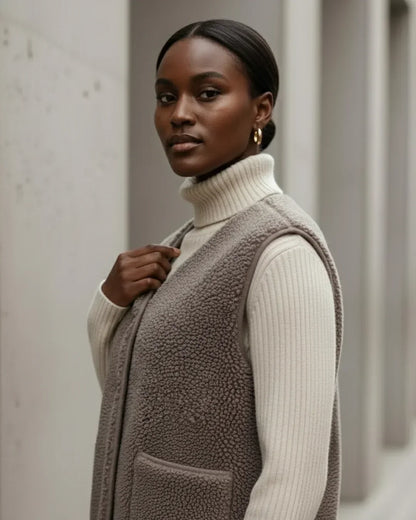 Solene™ – Pariser Wollstrickjacke für mühelose Eleganz