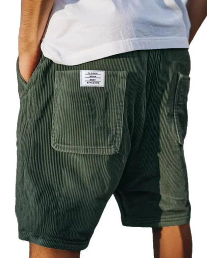 Ridgeline — Pantalones cortos cargo de pana para hombre